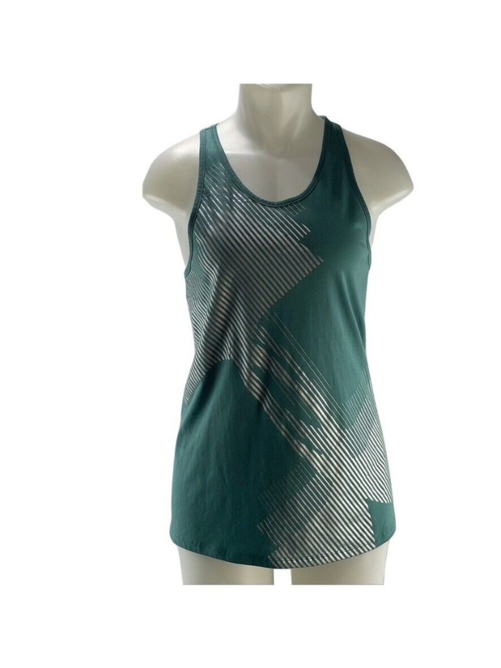 Under Armour Womens S/M Teal HeatGear Tank Top